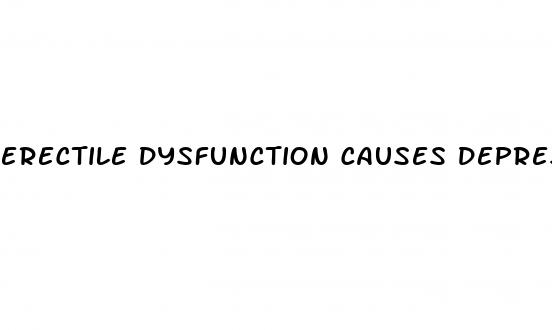 erectile dysfunction causes depression