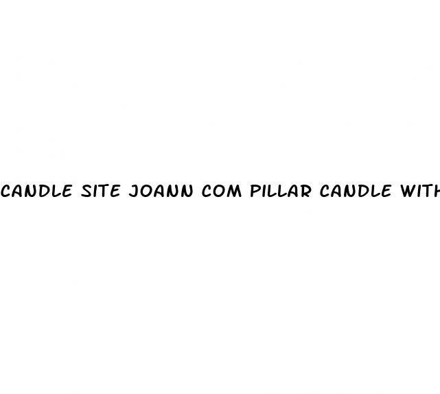 candle site joann com pillar candle with rhine stone