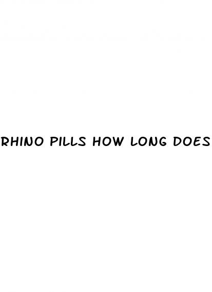 rhino pills how long does it take to work