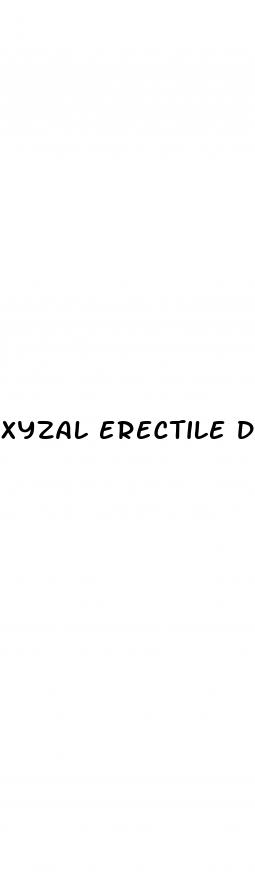 xyzal erectile dysfunction