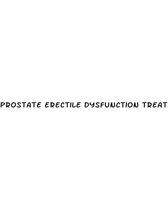 prostate erectile dysfunction treatment