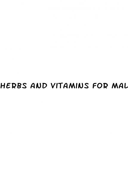 herbs and vitamins for male enhancement