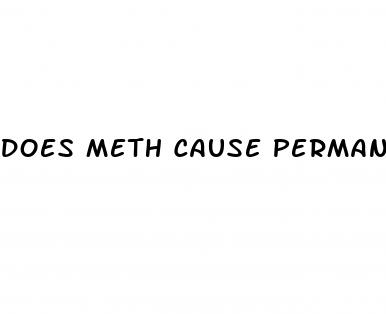 does meth cause permanent erectile dysfunction