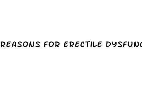 reasons for erectile dysfunction at 20