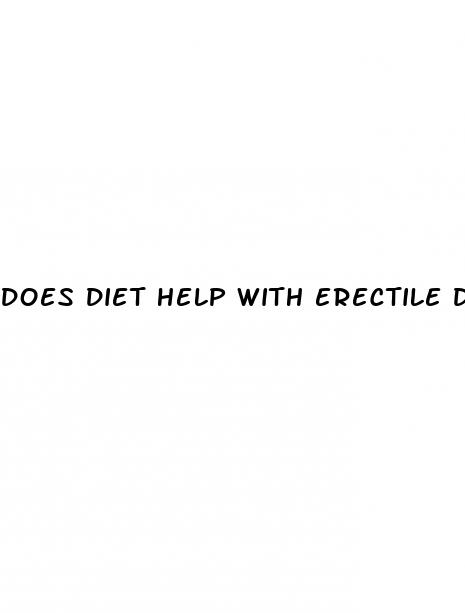 does diet help with erectile dysfunction