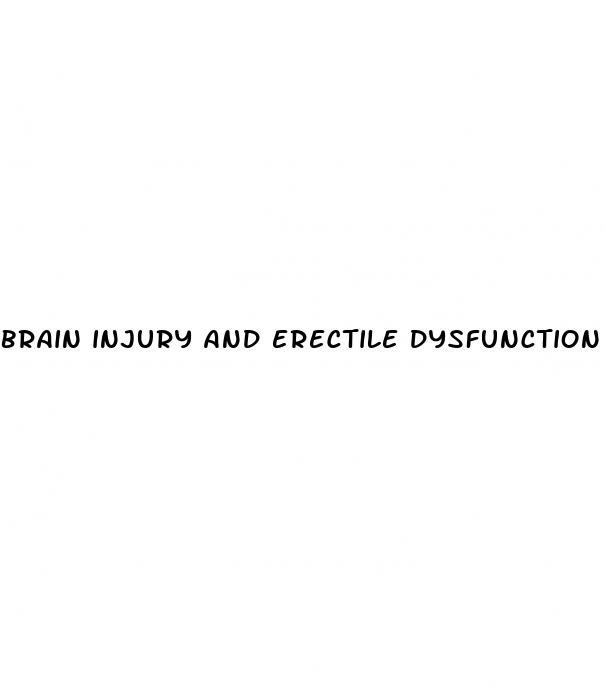 brain injury and erectile dysfunction