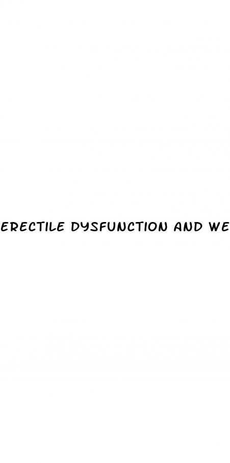 erectile dysfunction and weight gain