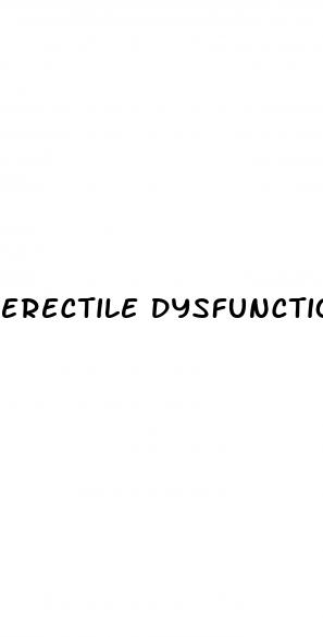 erectile dysfunction from finasteride