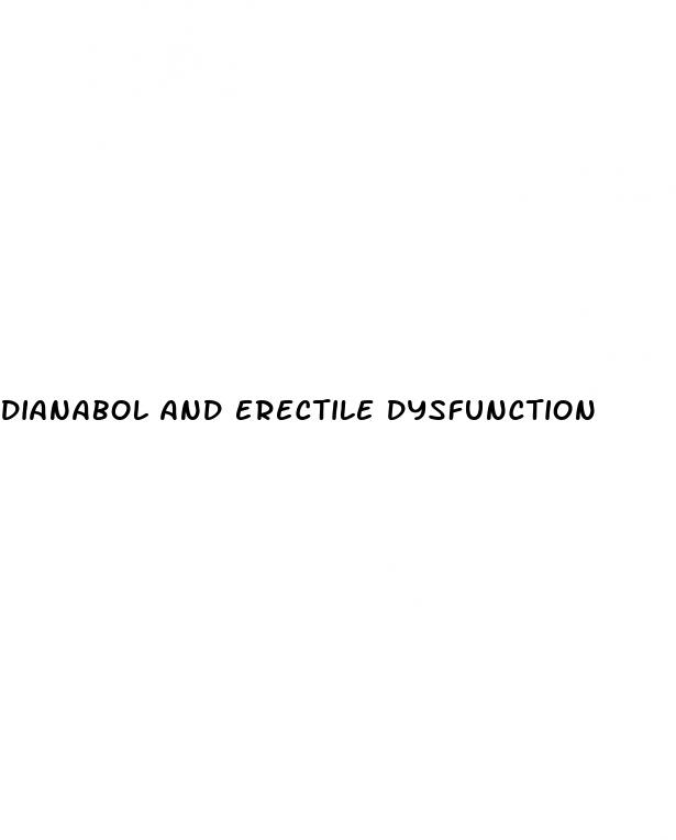 dianabol and erectile dysfunction