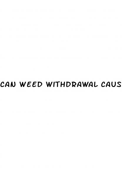 can weed withdrawal cause erectile dysfunction