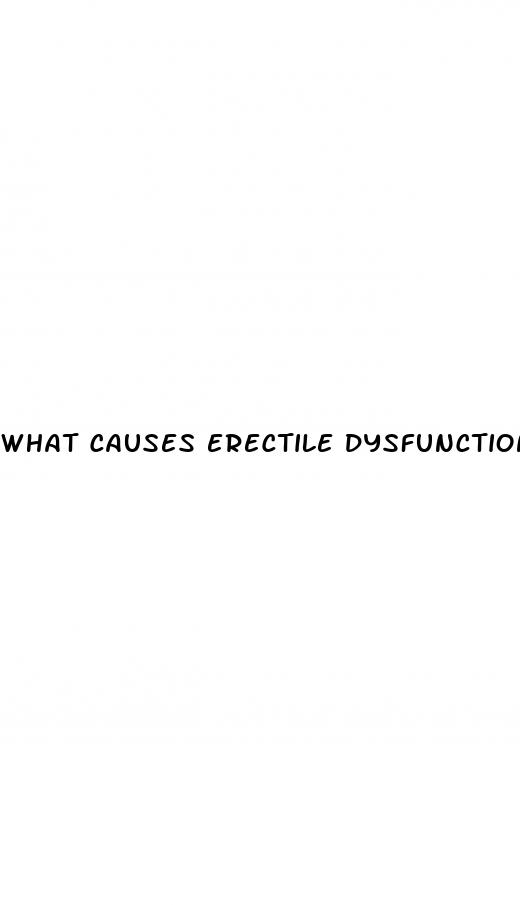 what causes erectile dysfunction in older males