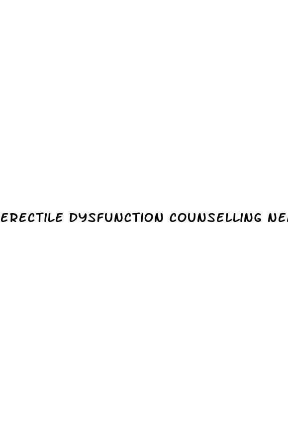 erectile dysfunction counselling near me