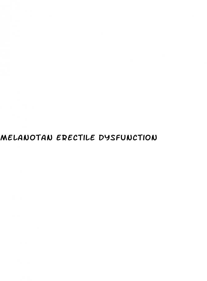 melanotan erectile dysfunction