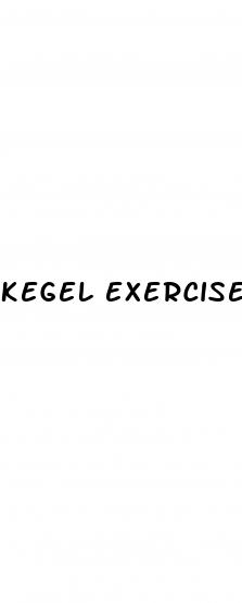 kegel exercise for erectile dysfunction