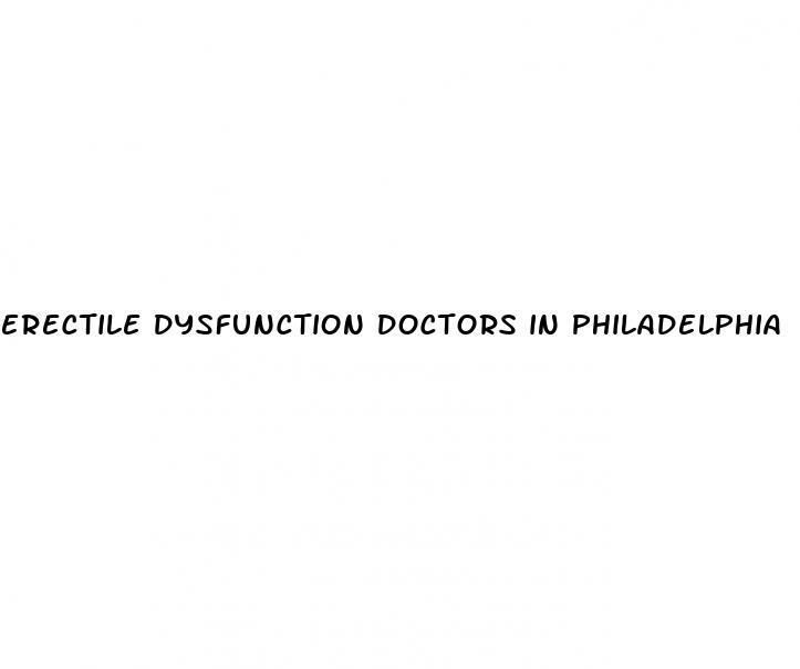 erectile dysfunction doctors in philadelphia