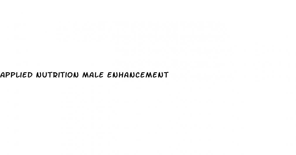 applied nutrition male enhancement