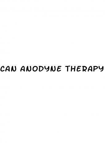 can anodyne therapy be used for erectile dysfunction