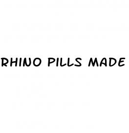 rhino pills made in china