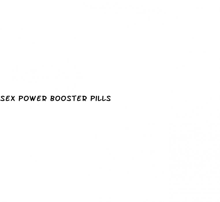 sex power booster pills