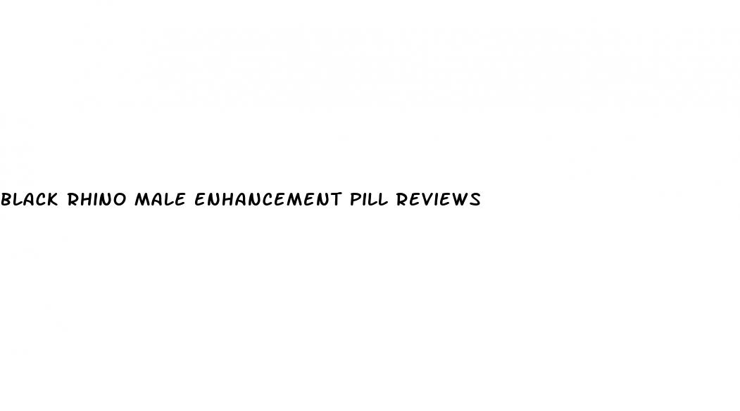 black rhino male enhancement pill reviews