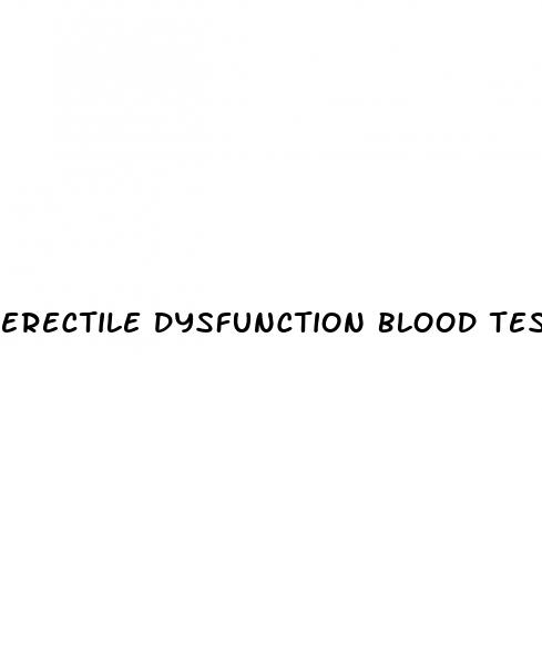 erectile dysfunction blood test numan