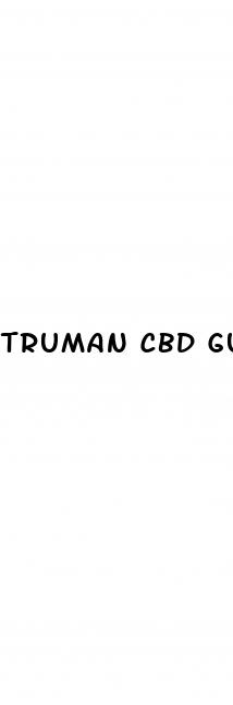 truman cbd gummies male enhancement