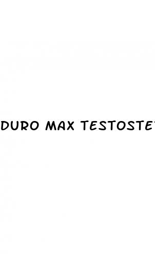 duro max testosterone boosting male enhancement formula