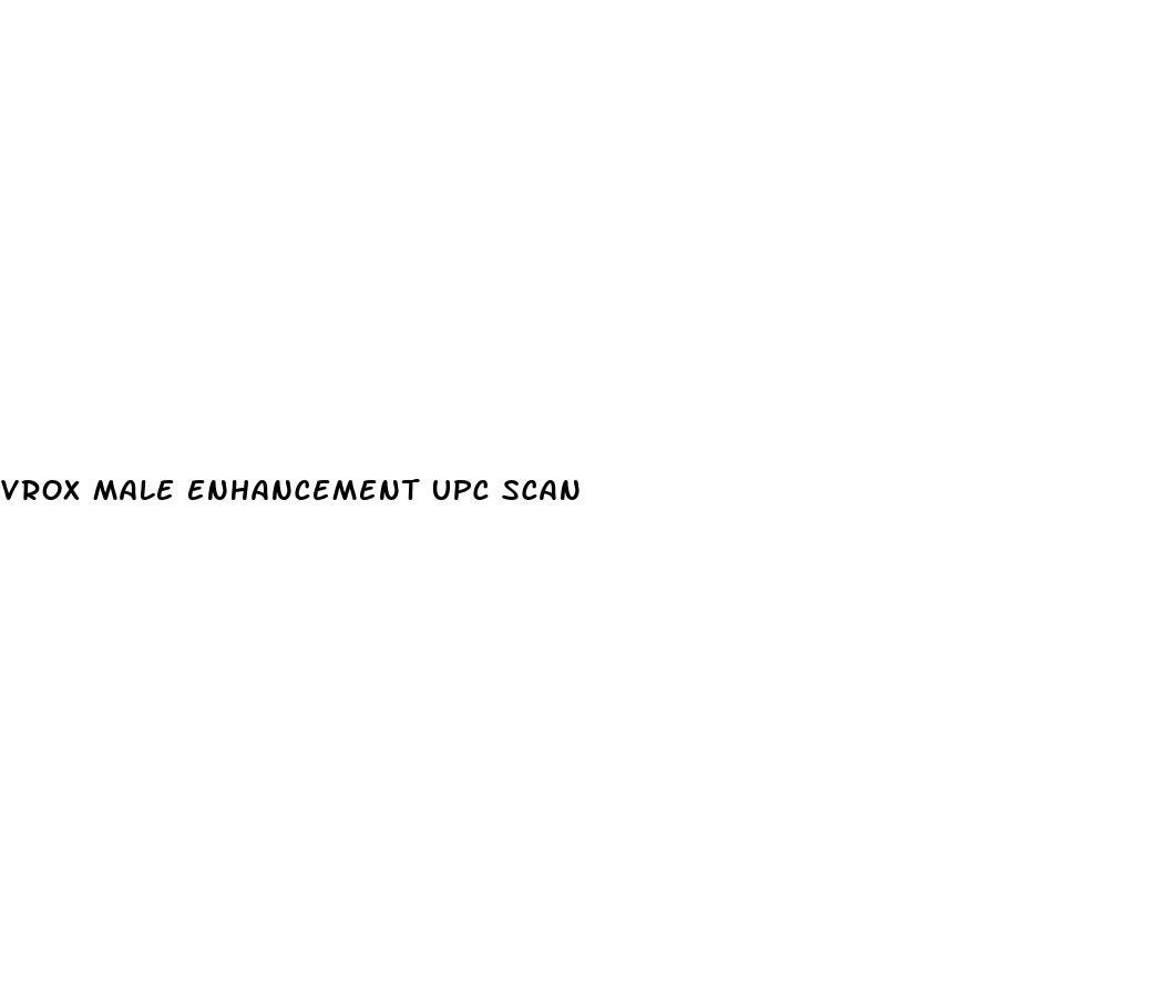 vrox male enhancement upc scan