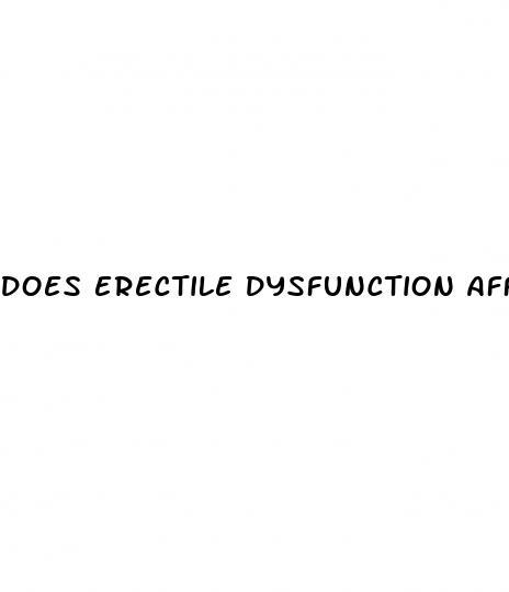 does erectile dysfunction affect all men