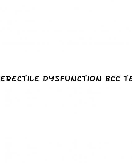 erectile dysfunction bcc techniques