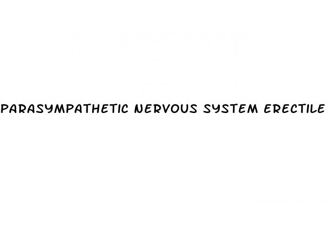 parasympathetic nervous system erectile dysfunction