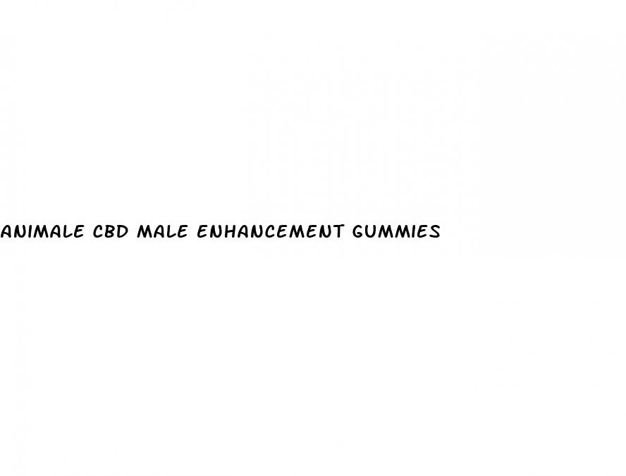 animale cbd male enhancement gummies