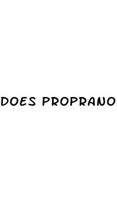 does propranolol cause erectile dysfunction