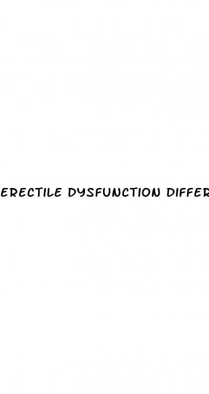 erectile dysfunction differential diagnosis