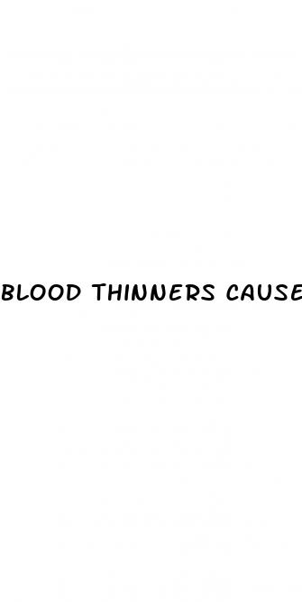 blood thinners cause erectile dysfunction