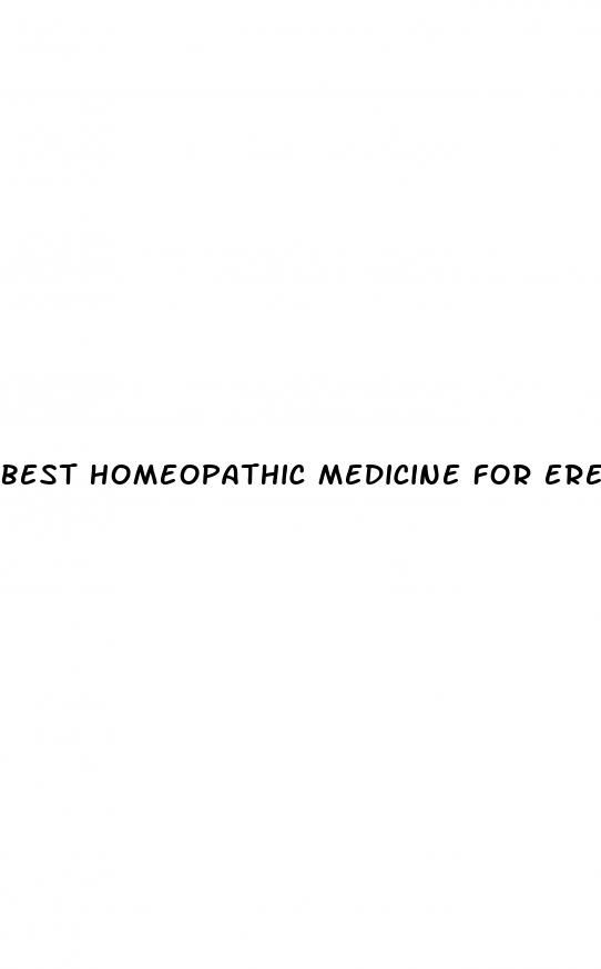 best homeopathic medicine for erectile dysfunction and premature ejaculation