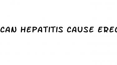 can hepatitis cause erectile dysfunction