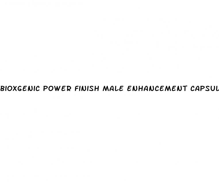 bioxgenic power finish male enhancement capsules 60ct