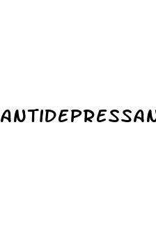 antidepressants erectile dysfunction