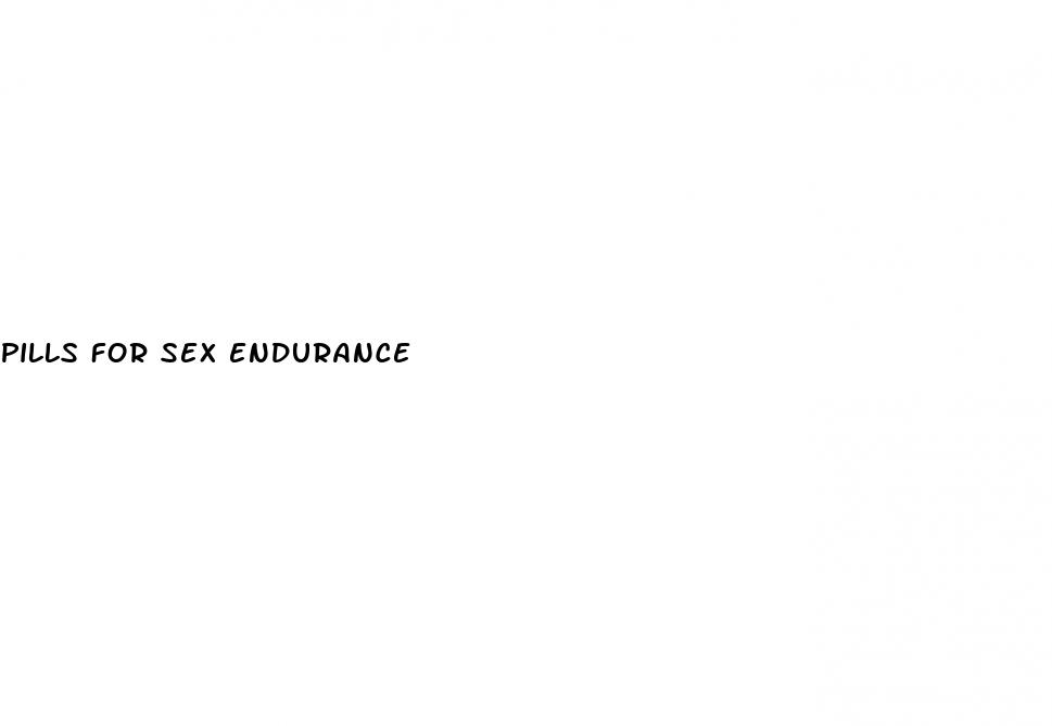 pills for sex endurance