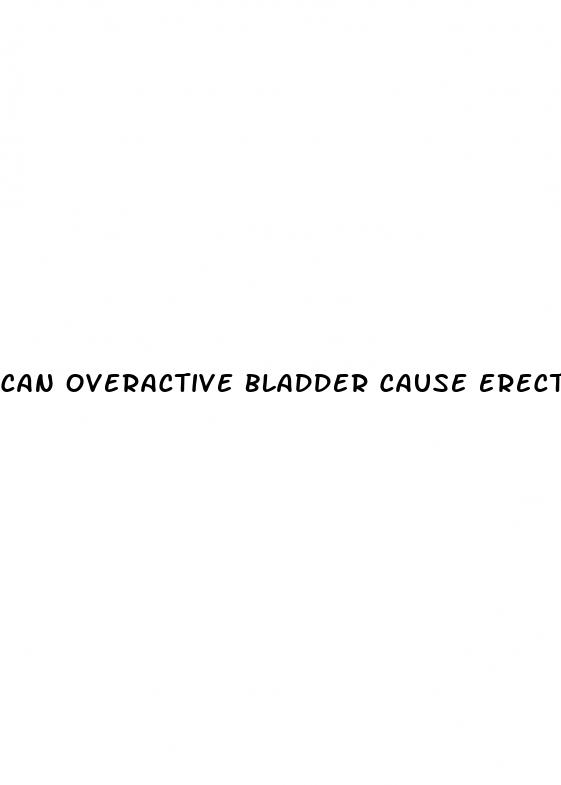 can overactive bladder cause erectile dysfunction