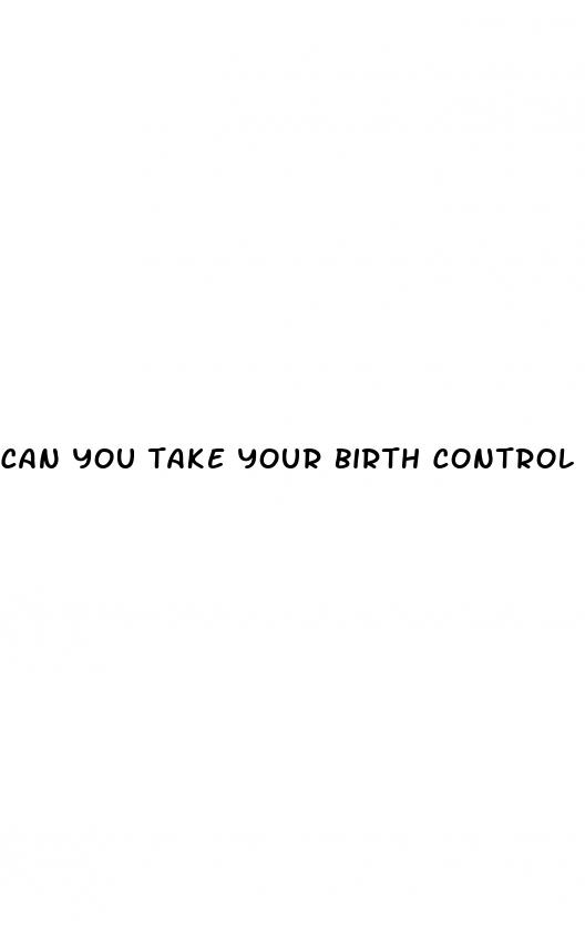 can you take your birth control pill after sex