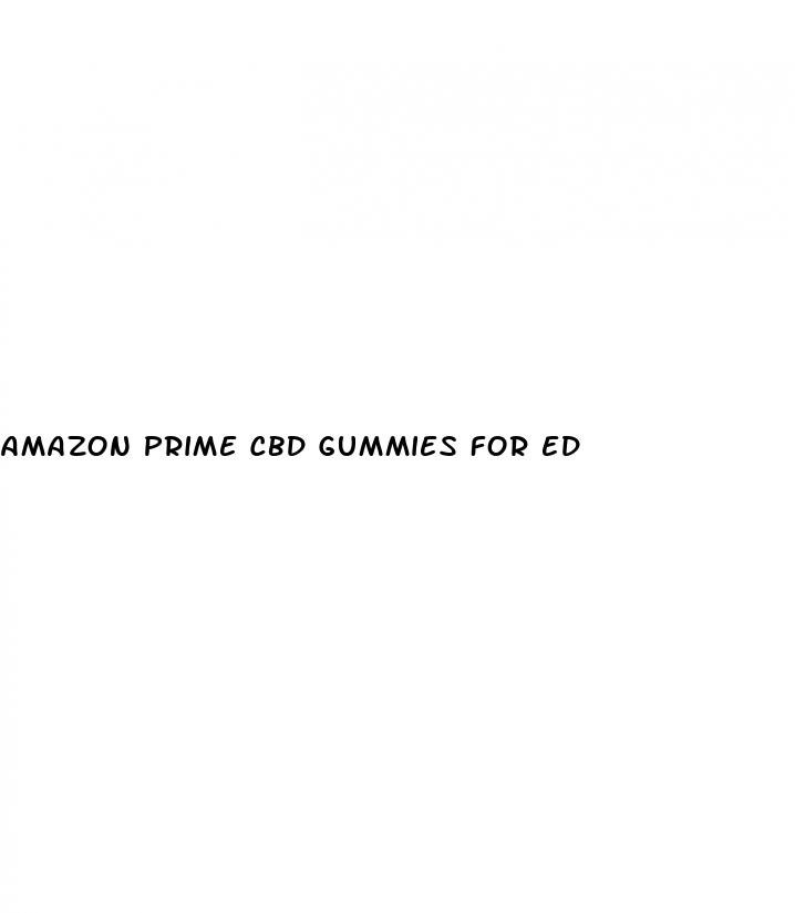 amazon prime cbd gummies for ed