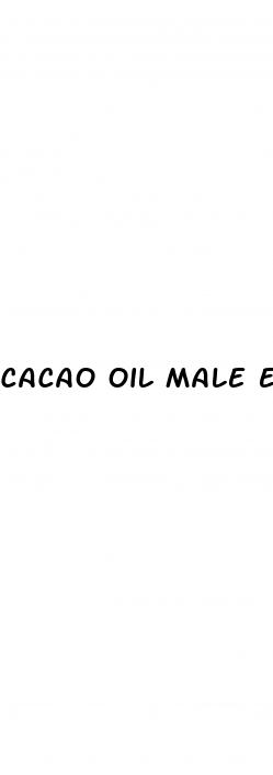 cacao oil male enhancement