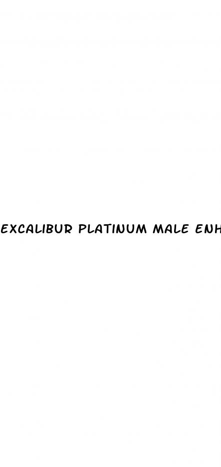 excalibur platinum male enhancement