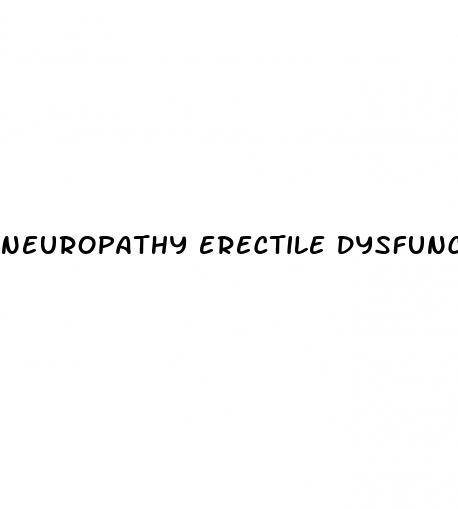 neuropathy erectile dysfunction