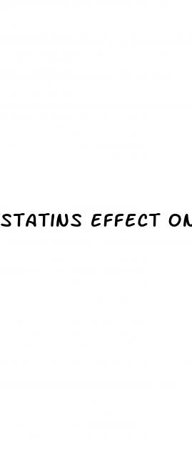 statins effect on erectile dysfunction