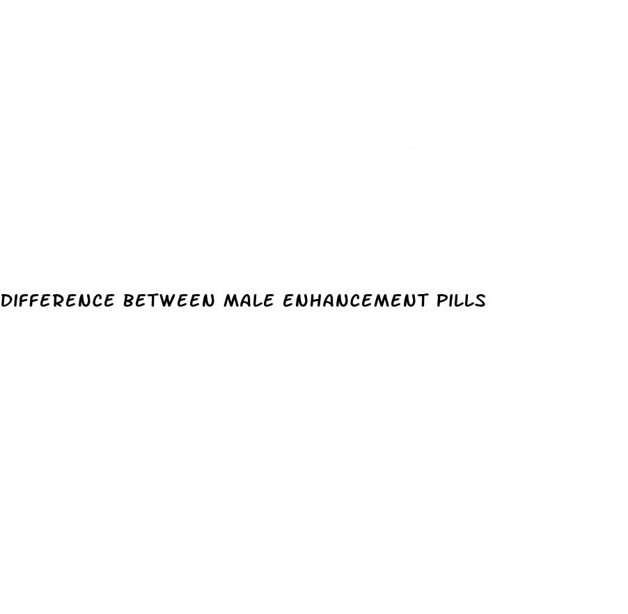 difference between male enhancement pills