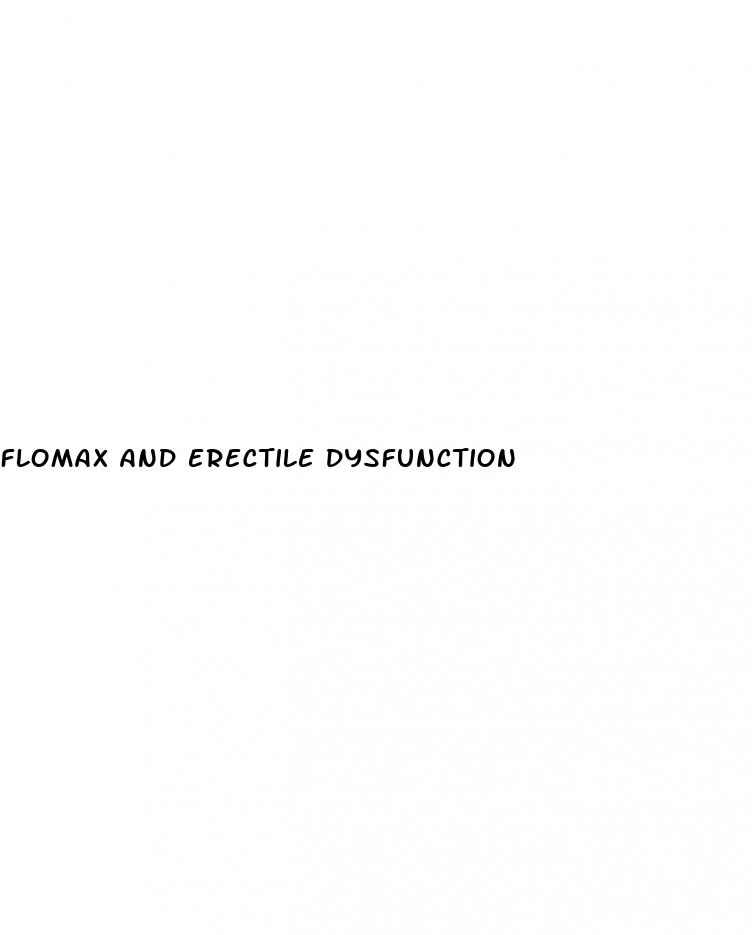 flomax and erectile dysfunction