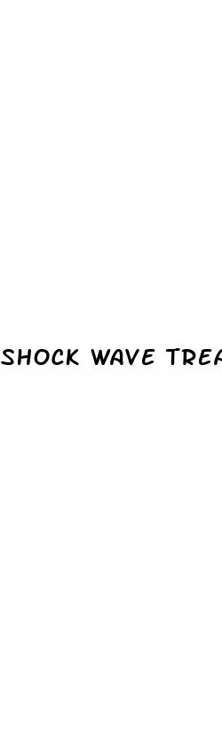 shock wave treatment for erectile dysfunction